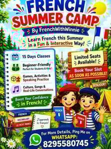 Frenchwithwinnie-French Summer Camp