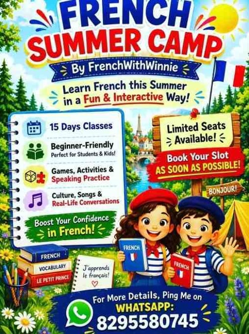 Frenchwithwinnie-French Summer Camp