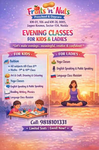 Fruits n’ Nuts Preschool and Daycare-Evening Classes for Kids