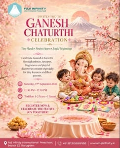 Fuji Infinity International Preschool-Ganesh Chaturthi Parent Toddler Celebration