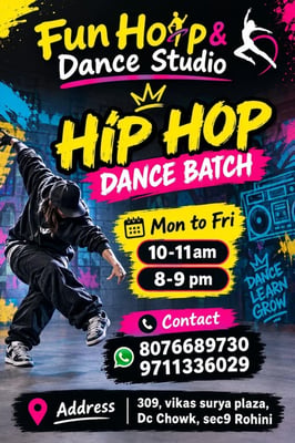 Fun Hoop & Dance Studio-Hip Hop Dance Classes