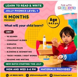 Fun with Phonics by Paridhi  - Jolly Phonics Classes