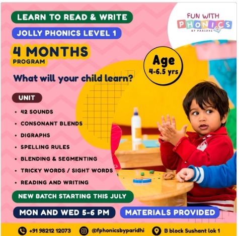 Fun with Phonics by Paridhi  - Jolly Phonics Classes