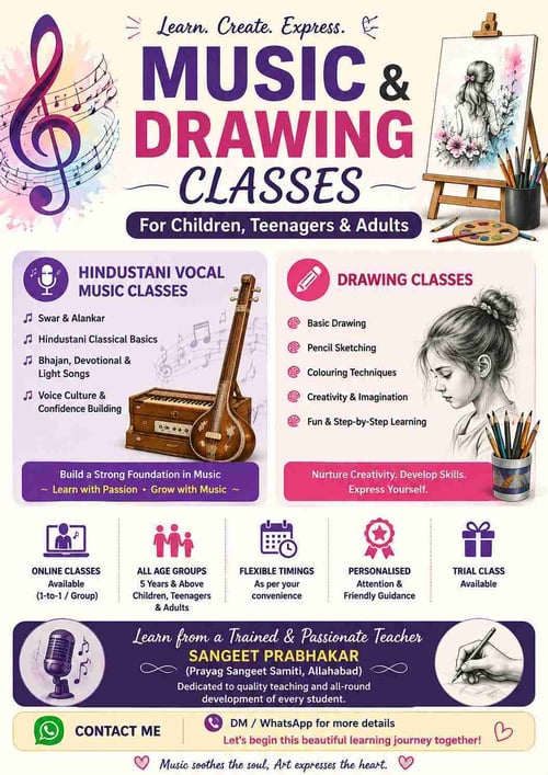 Fun zone-Music and Drawing Classes