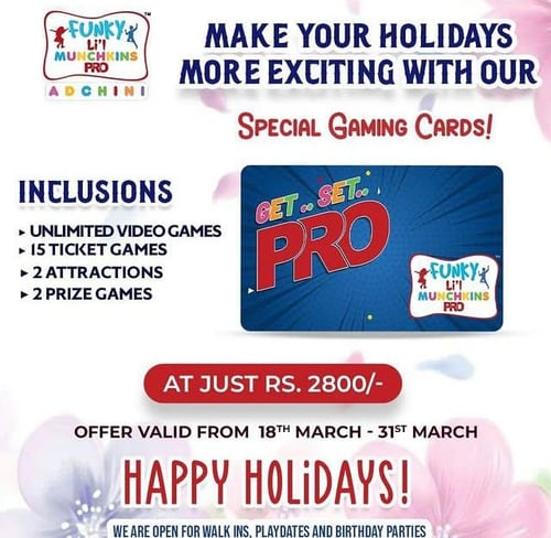  Funky Lil Munchkins-Holi Offer On Special Game Card