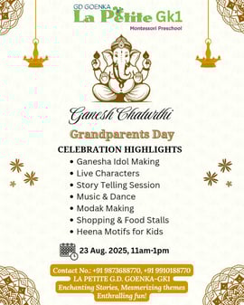 GD Goenka La Petite  -  Kids Ganesh Chaturthi Workshop