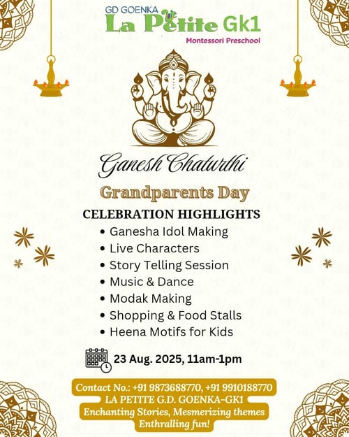 GD Goenka La Petite  -  Kids Ganesh Chaturthi Workshop