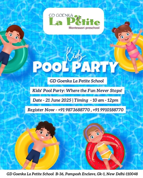 GD Goenka La Petite  -  Kids Pool Party