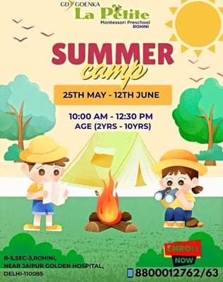 GD Goenka La Petite-Summer Camp 2026-(Rohini Sector-3)