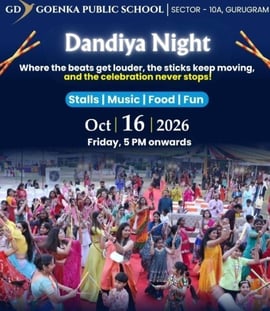 GD Goenka Public School-Dandiya Night 2026
