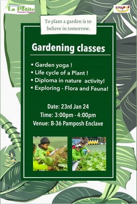 GD Goenka La Petite - Gardening Classes