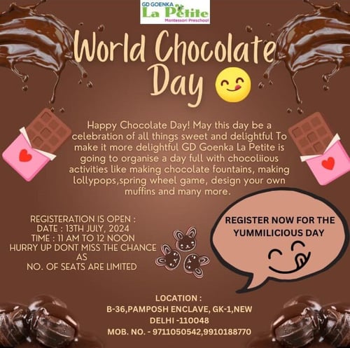 GD Goenka La Petite-World Chocolate Day
