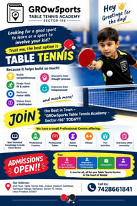 GROwSports Table Tennis Academy-Table Tennis Classes