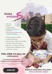 Geeta Art Classes  -  Art Classes For Kids Session