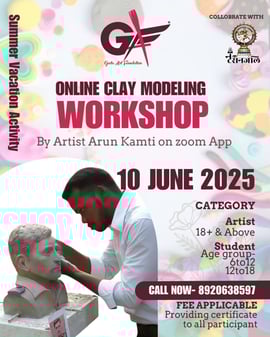 Geeta Art Classes  -  CLAY MODELING WORKSHOP