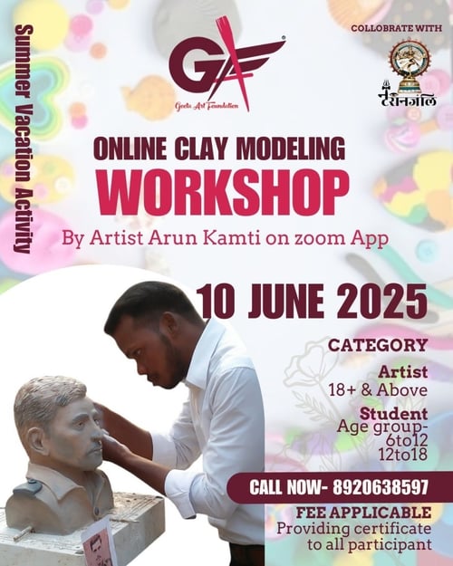 Geeta Art Classes  -  CLAY MODELING WORKSHOP