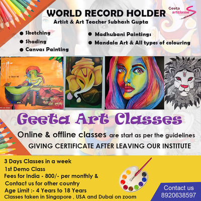 Geeta Art Classes-Art Classes For Kids