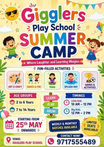 Gigglers-Summer Camp 2026