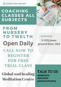 Global Soul Healing-Nursery to Twelth Coaching classes