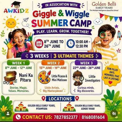 Golden Bells Early Years-Summer Camp 2026