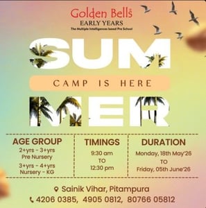 Golden Bells Early Years-Summer Camp for Kids
