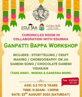 Golden Bells Pre School  -  Ganpati Bappa Workshop ( Ashok Vihar )