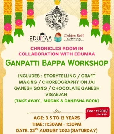 Golden Bells Pre School  -  Ganpati Bappa Workshop ( Ashok Vihar )