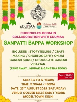 Golden Bells Pre school  -  Ganpati Bappa Workshop