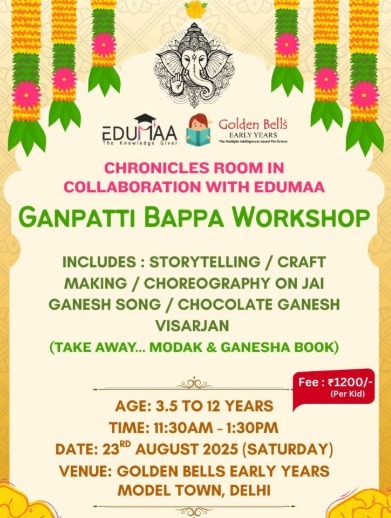 Golden Bells Pre school  -  Ganpati Bappa Workshop