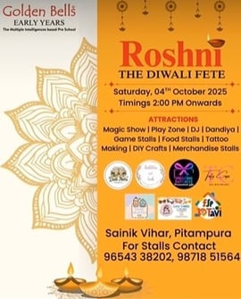 Golden Bells Pre school - Diwali Celebration