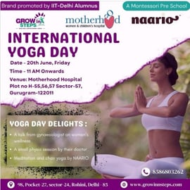 Grow Inn Steps  -  International Yoga Day Workshop