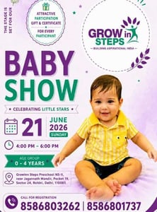Grow Inn Steps-Baby Show 2026