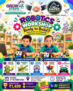 Grow Inn Steps-Robotics Workshop