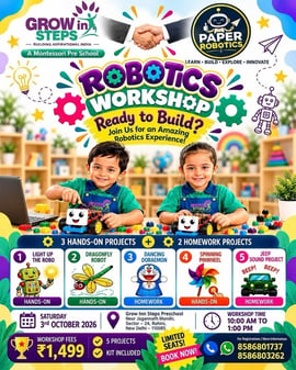 Grow Inn Steps-Robotics Workshop