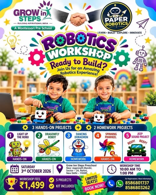 Grow Inn Steps-Robotics Workshop