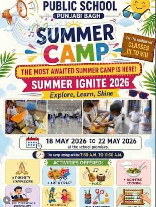 Guru Harkrishan Public School-Summer Camp 2026
