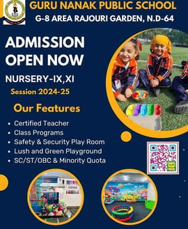 Guru Nanak Public School-Admission Open