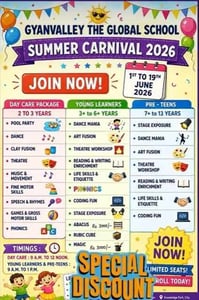 Gyan Valley The Global School-Summer Carnival 2026