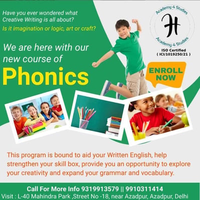 H Academy For Studies-Phonics and Creative Writing Course for Kids