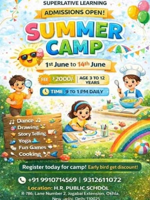 H.R.PUBLIC SCHOOL-Summer Camp 2026