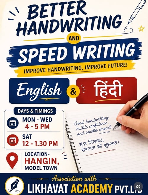 Hangin-Better Handwriting and Speed Writing Classes