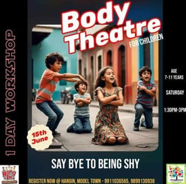 Hangin-Body Theatre for Children (1. Day workshop)