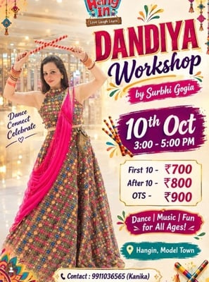 Hangin-Dandiya Dance Workshop