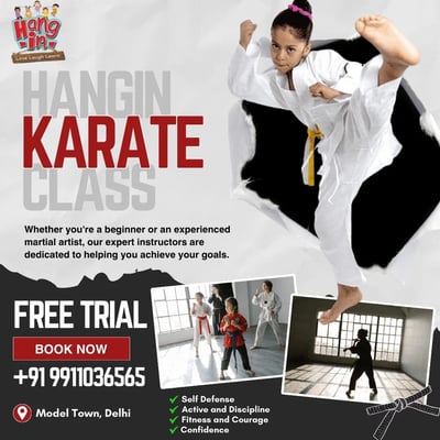 Hangin-Karate Class for kids