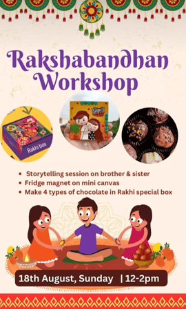 Hangin-Raksha bandhan workshop for kids