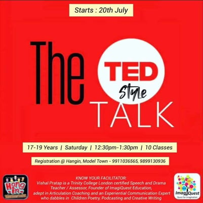 Hangin-The ted style talk