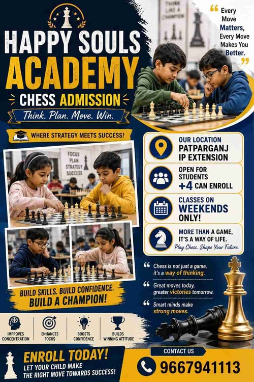 Happy Souls Academy-Chess Classes for Kids