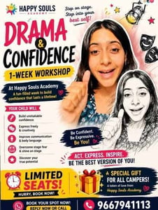 Happy Souls Academy-Drama and Confidence Workshop for Kids