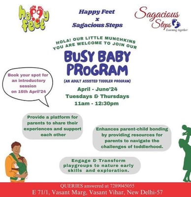 Happy Feet Play School-Busy Baby Program