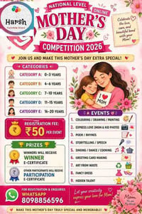 Harsh Twinkle Stars-National Level Online Mothers Day Competition 2026